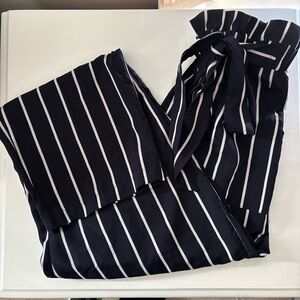 Shein navy and white striped jumpsuitsuit